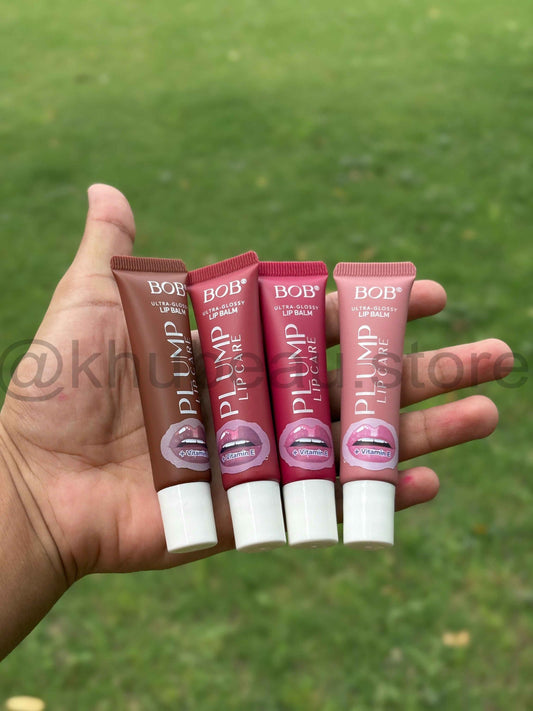 BOB Ultra-Glossy Lip Balm with Vitamin E Infusion for Smooth, Hydrated Lips