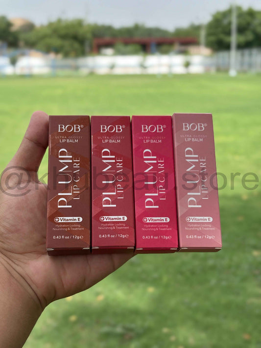 BOB Ultra-Glossy Lip Balm with Vitamin E Infusion for Smooth, Hydrated Lips