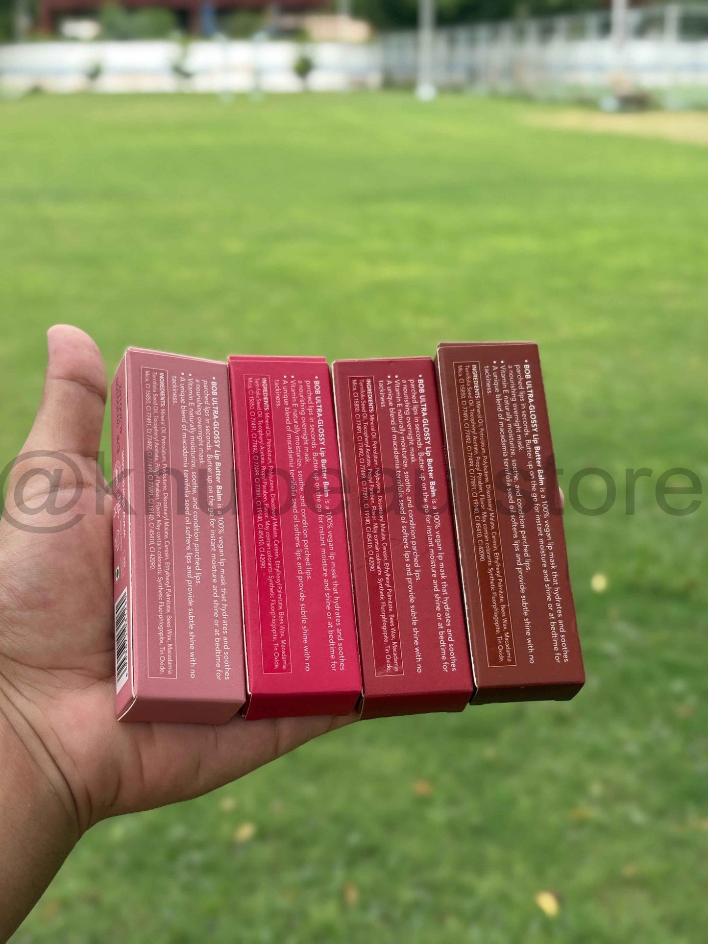BOB Ultra-Glossy Lip Balm with Vitamin E Infusion for Smooth, Hydrated Lips