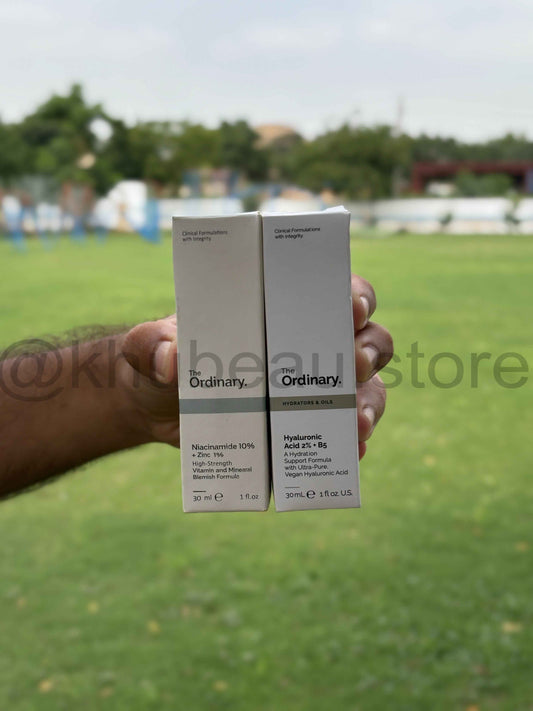 The Ordinary Niacinamide and Hyaluronic Acid Combo for Glowing Skin