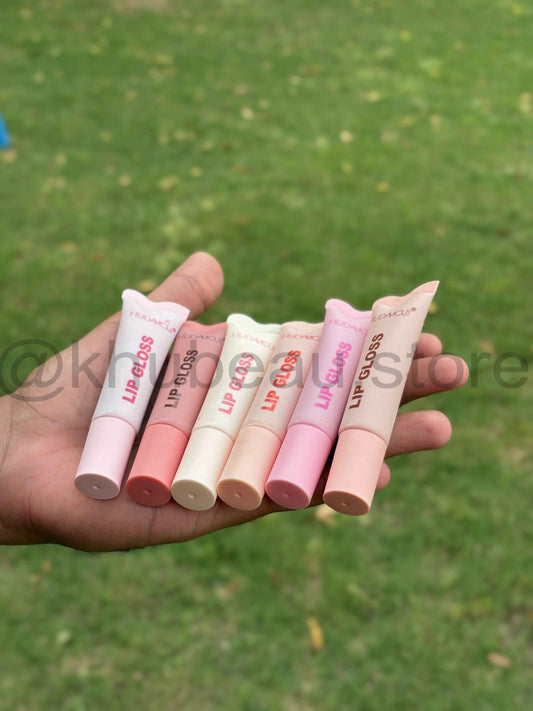 Huda Moji Lip Gloss Set - 6 Pcs New Viral Collection