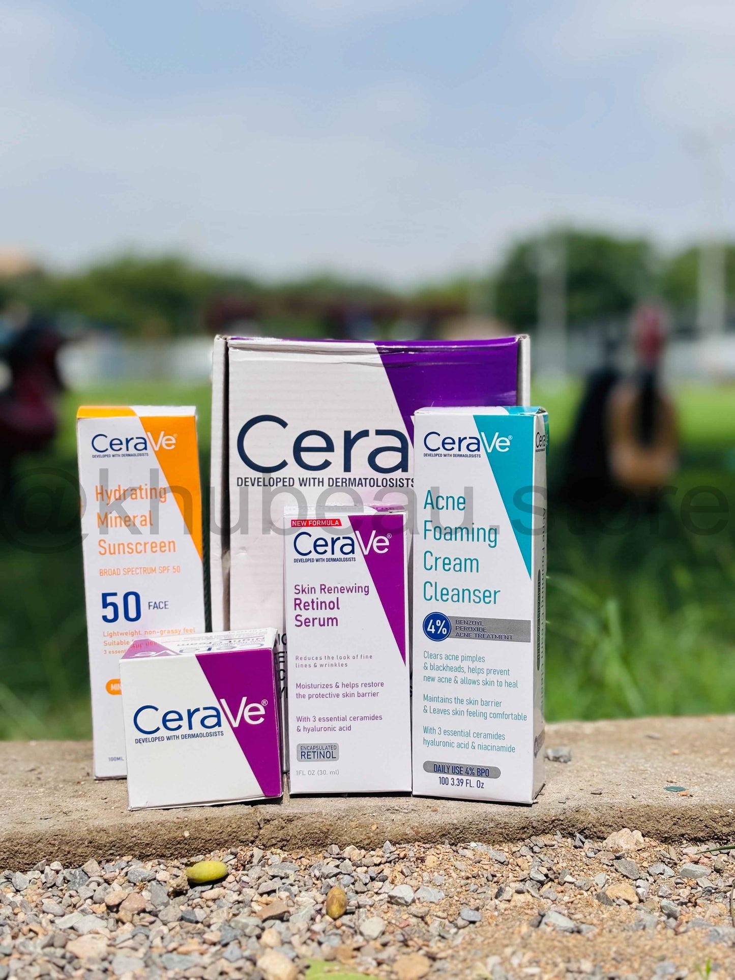 CeraVe 4 in One Skin Care Kit for Hydration, Cleansing, and Repair