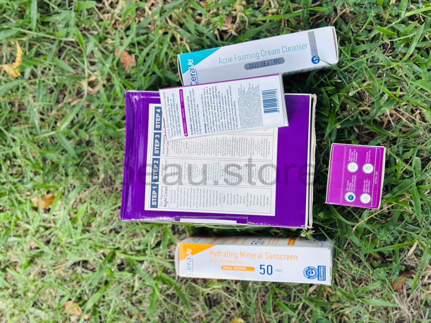 CeraVe 4 in One Skin Care Kit for Hydration, Cleansing, and Repair