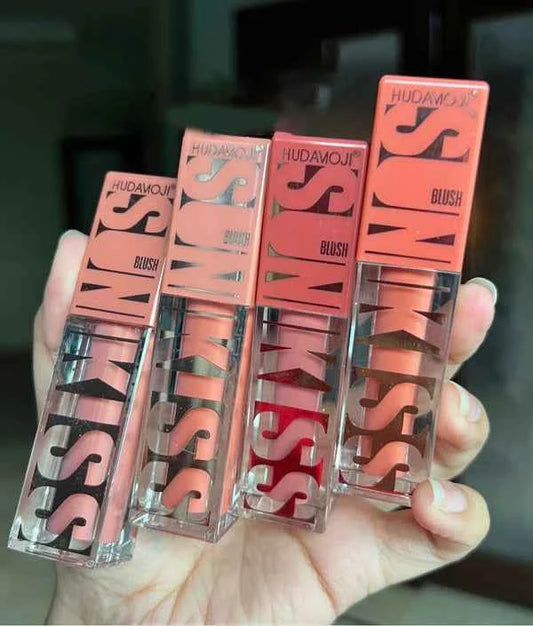 Hudamoji Pack of 4 Sun Kiss Matte Lip Gloss