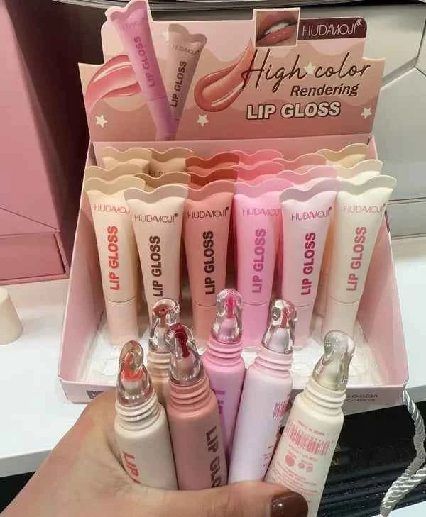 Huda Moji Lip Gloss Set - 6 Pcs New Viral Collection