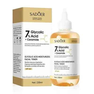 Sadoer 7% Glycolic Acid + ceramide Facial Toner 230ml
