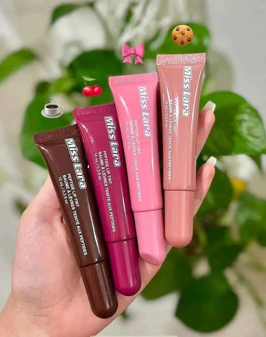 Miss Lara Peptide Lip Tint and Gloss for Hydrated, Plump Lips