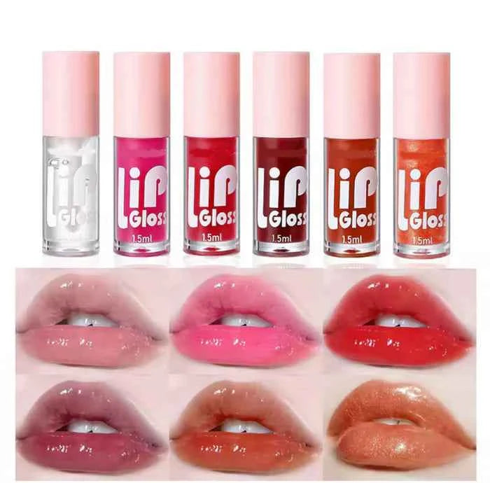 Huxia Beauty 6Pcs/set Korean Makeup Lip Oil Lipsticks Makeups Gloss Beauty Ink Pack Jelly Long Lasting Inks Moisturizing Balm Lips