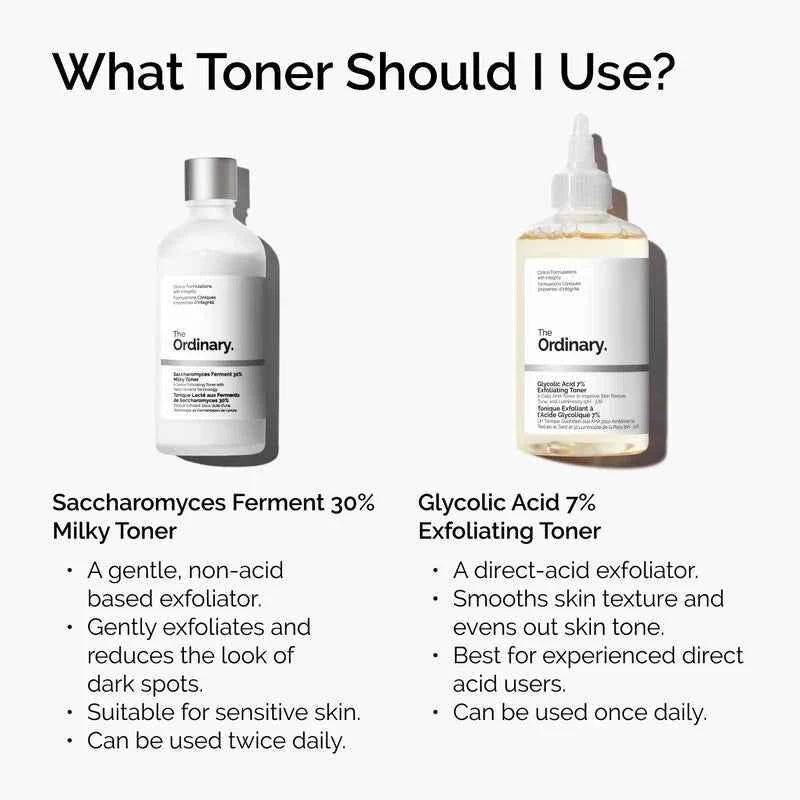 The Ordinary Glycolic Acid Tonic Solution 240 mL - Big Size for Exfoliation and Radiance